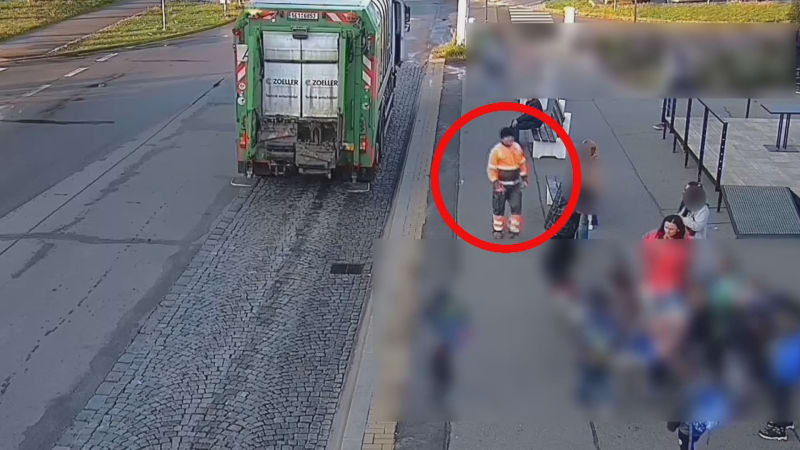 Učitelku s dětmi v Pardubicích ohrožoval agresivní opilec. Na pomoc jim přispěchal popelář