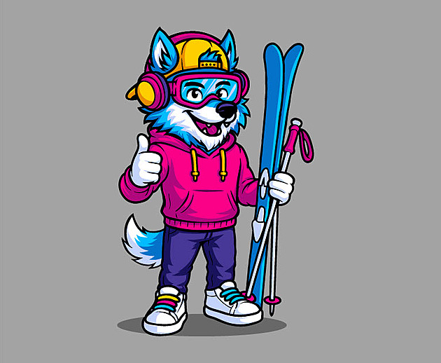 Do Špindlu se vrátil vlk. Maskot Světového poháru se jmenuje Hank