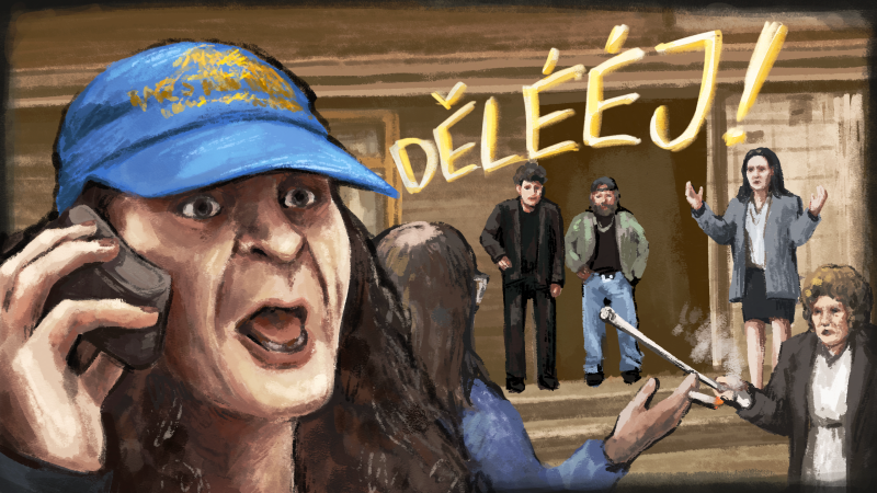 Drsný Žižkov pohledem svérázného bezdomovce. Vyzkoušeli jsme demo hry Jiří Kára Simulátor