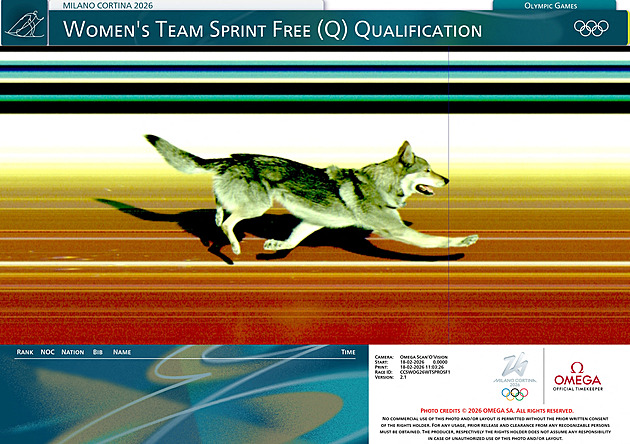 Běžkařky v cíli naháněl československý ovčák. Byl jen zvyklý na svou trasu